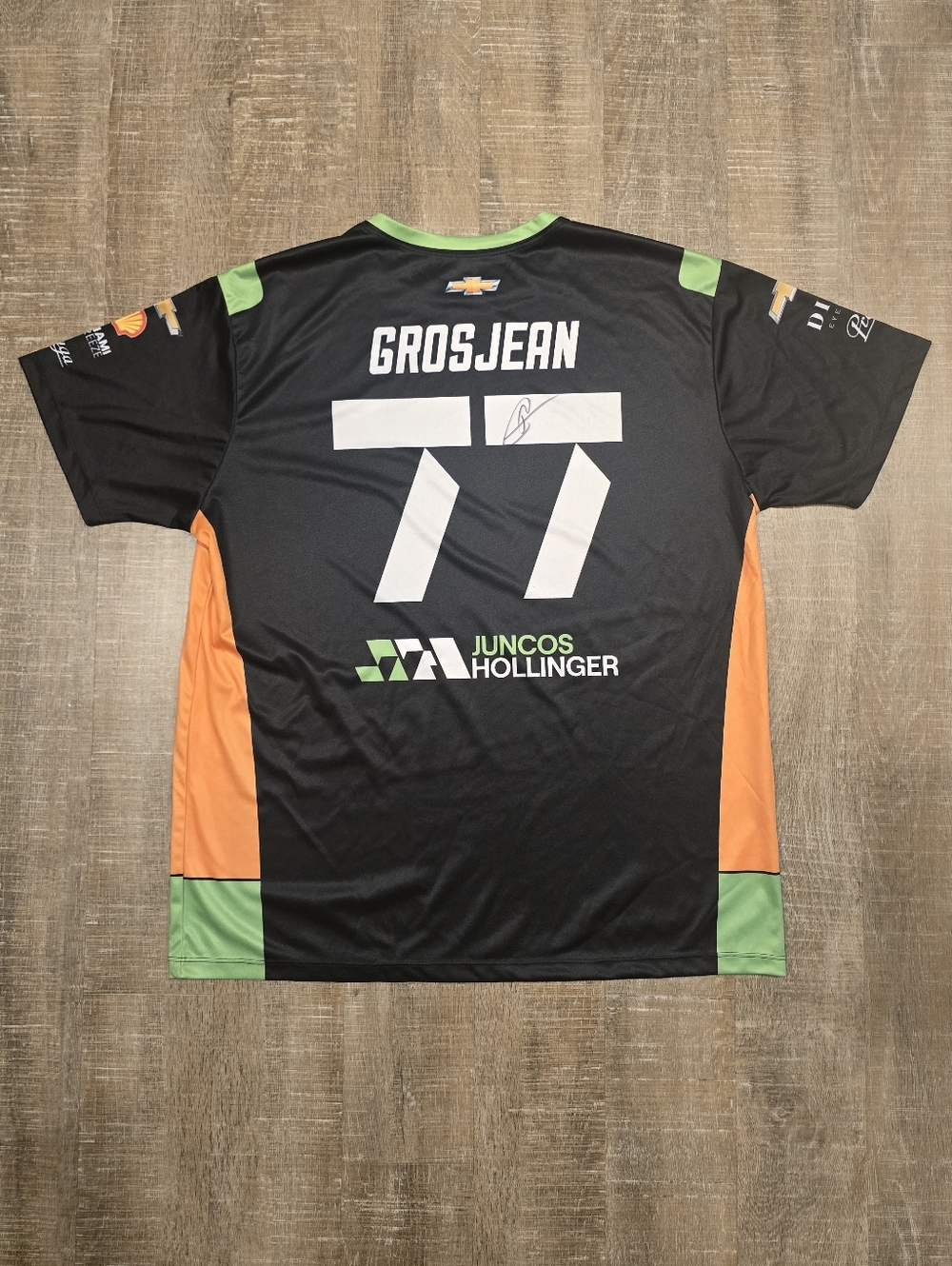 NWOT IndyCar, Romain Grosjean, Signed 2024 Jersey, Juncos Hollinger, F1, Sz L